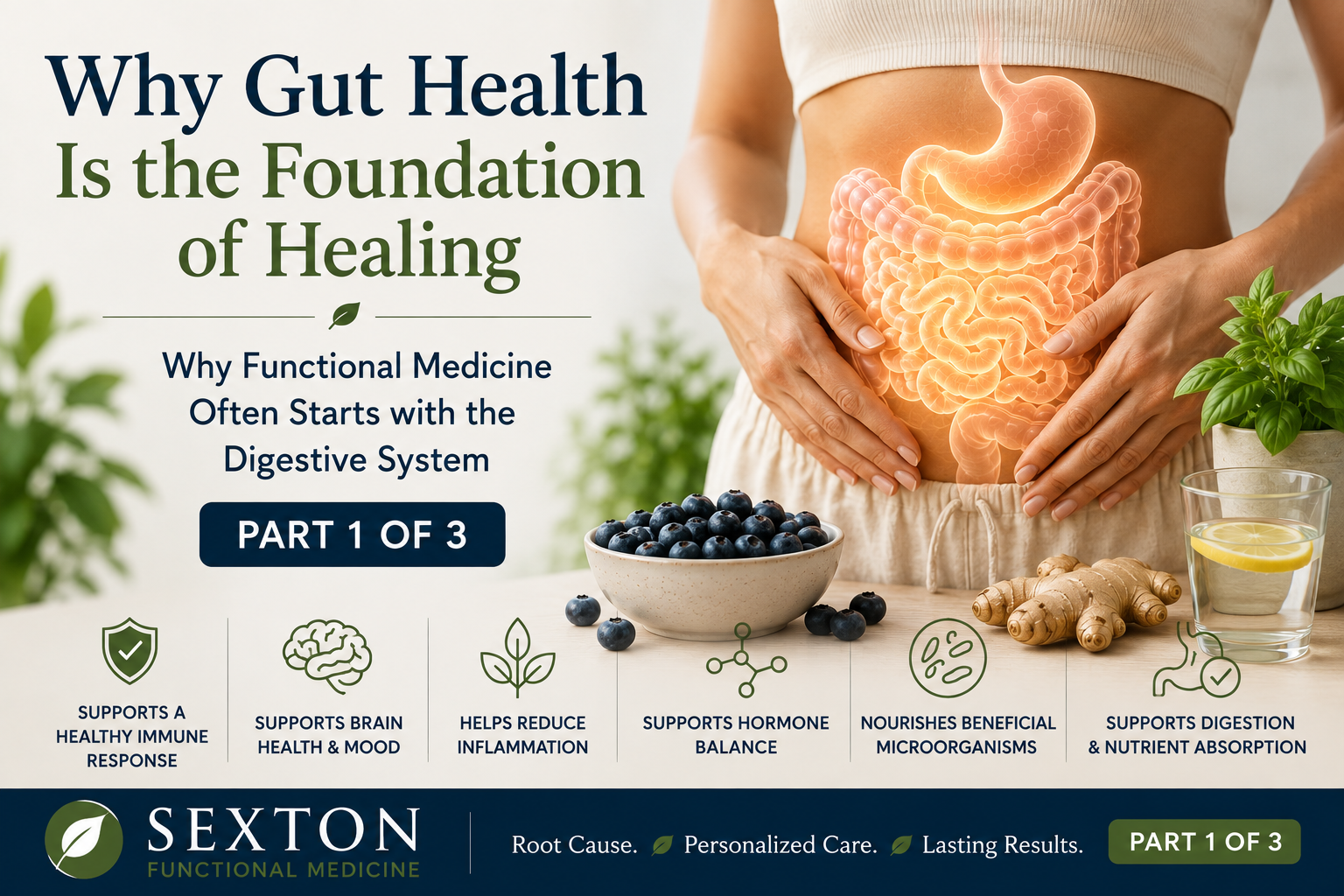 Why Gut Health Is the Foundation of Healing: Why Functional Medicine Often Starts with the Digestive System (Part 1 of 3)